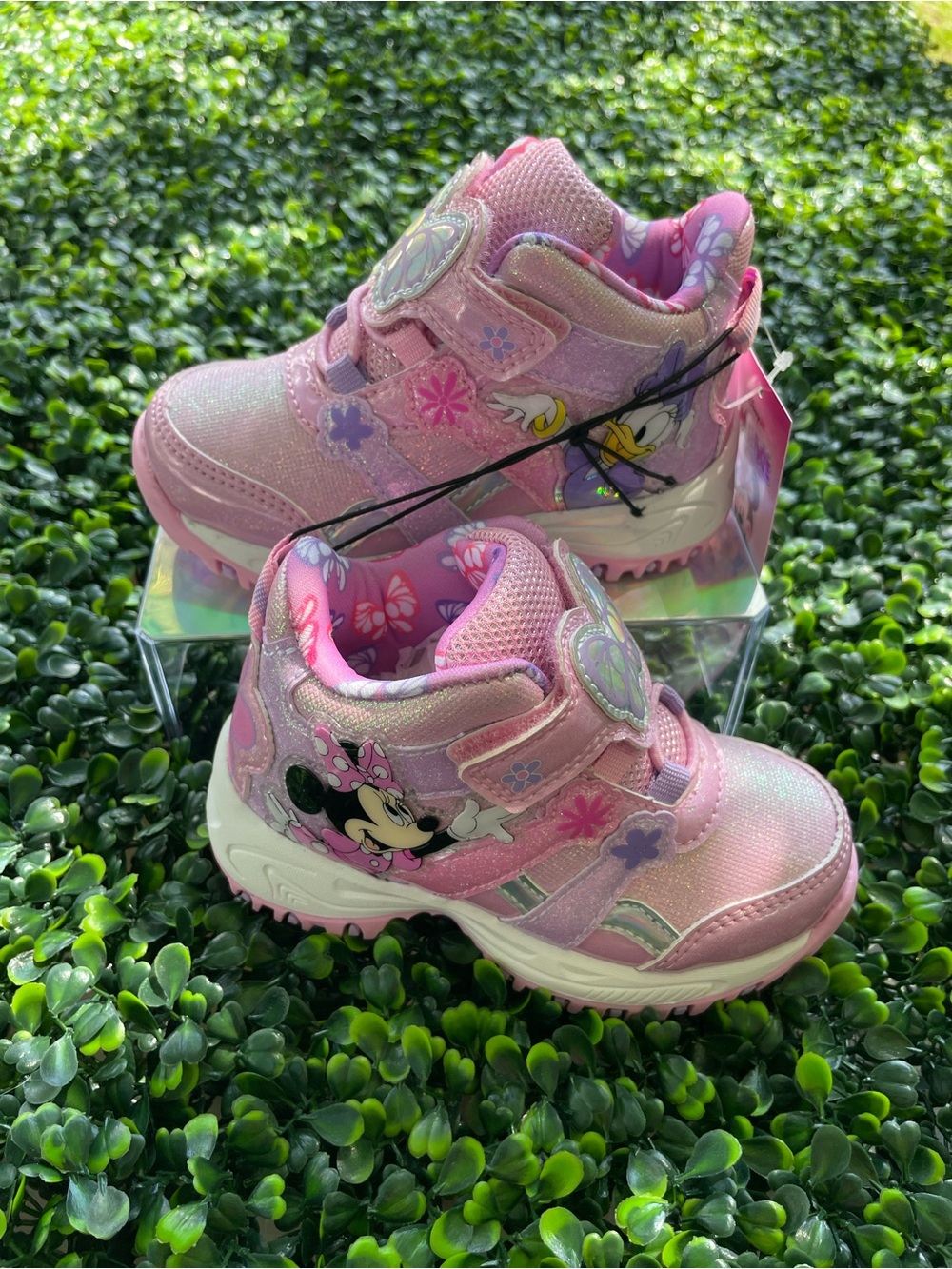 Kids Minnie Mouse Pink Sneakers size 7 toddler